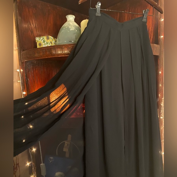 💖HOST PICK💖 VINTAGE Joesph Ribkoff Skirt Overlay Palazzo Pant | Made in Canada - Picture 7 of 13